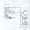 Thank You Letter from Paul Newman to Teresa and John Sullivan for their charitable donation to the Designer Show House